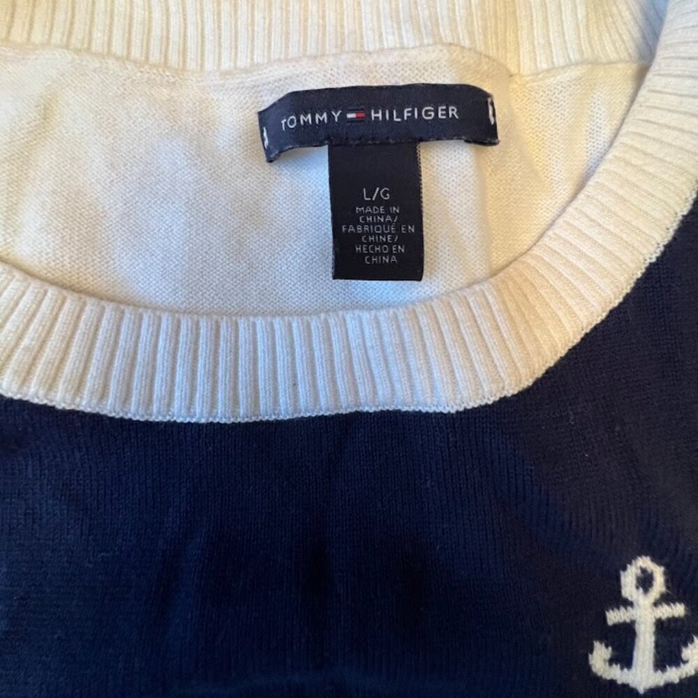Tommy Hilfiger Spring Sweater Size Large - Picture 3 of 7